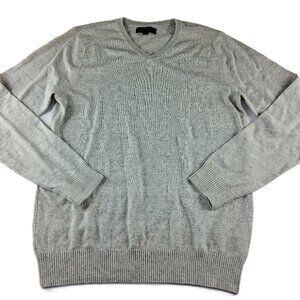 Fairlane & Sons Pullover V-Neck Sweater Men's Size Medium Beige Knit